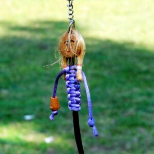 Porte-clés fleuri